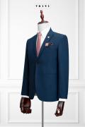 393 Bộ Vest Nam Xanh Navy Tone Đậm #2